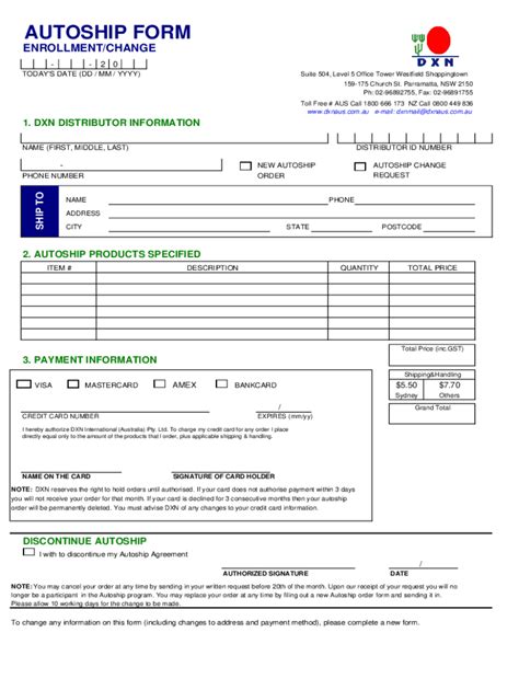 usana autoship.
